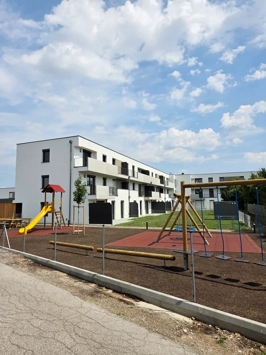 Außenanlage der Wohnhausanlage Hart